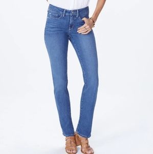NYDJ Marilyn Straight Leg Jeans Heyburn Size 4P